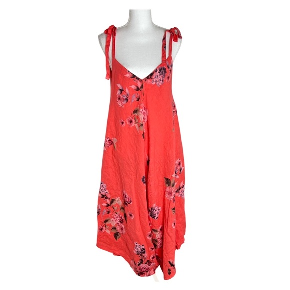 Kaktus Linen Harem Jumpsuit Size M - Picture 1 of 14